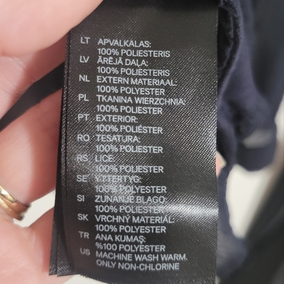 HM Faux wrap top sheer back size 4 - Picture 6 of 16